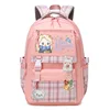 Bufanda rosa Jk Luna - Incluye 1 colgante y 2 insignias.