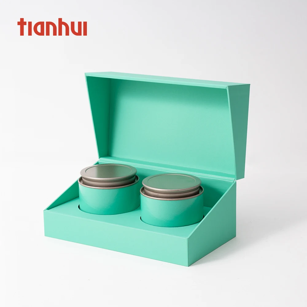 Boîtes d'emballage de boîte-cadeau de mariage de carton de personnalisation de Tianhui pour le gâteau de thé