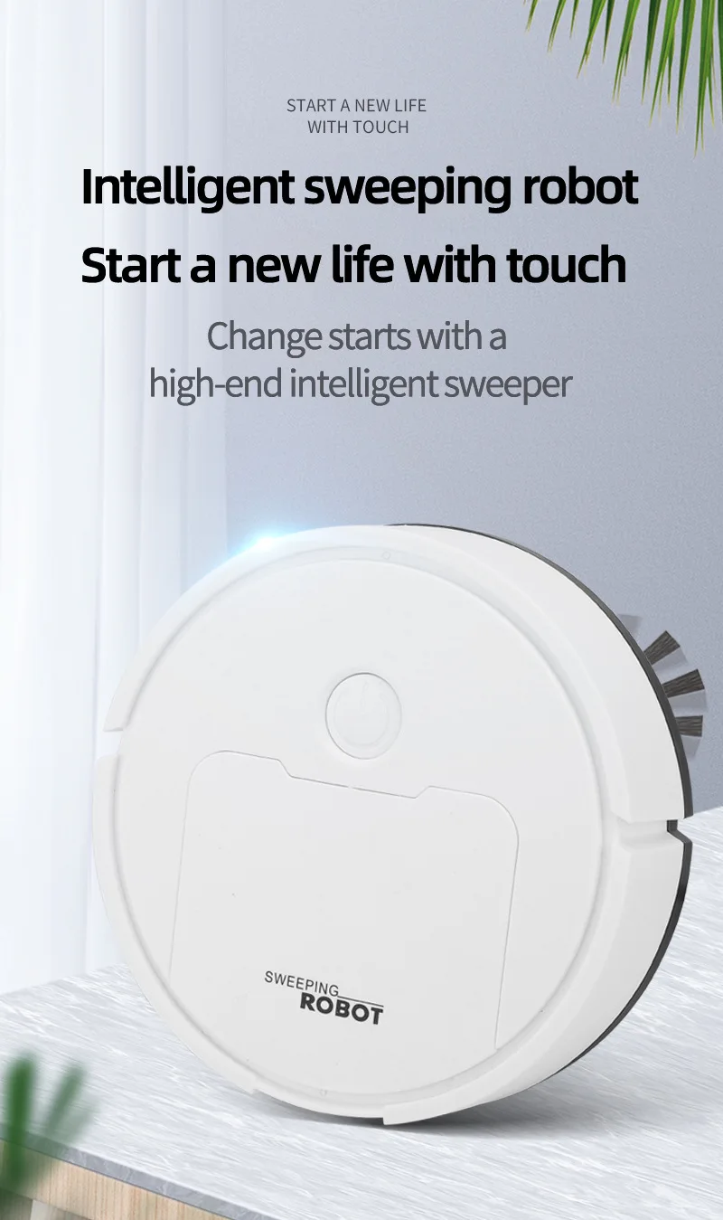 Practical Automatic Lazy Three in One Smart Robot Vacuum Cleaner Sweep Wet Mopping