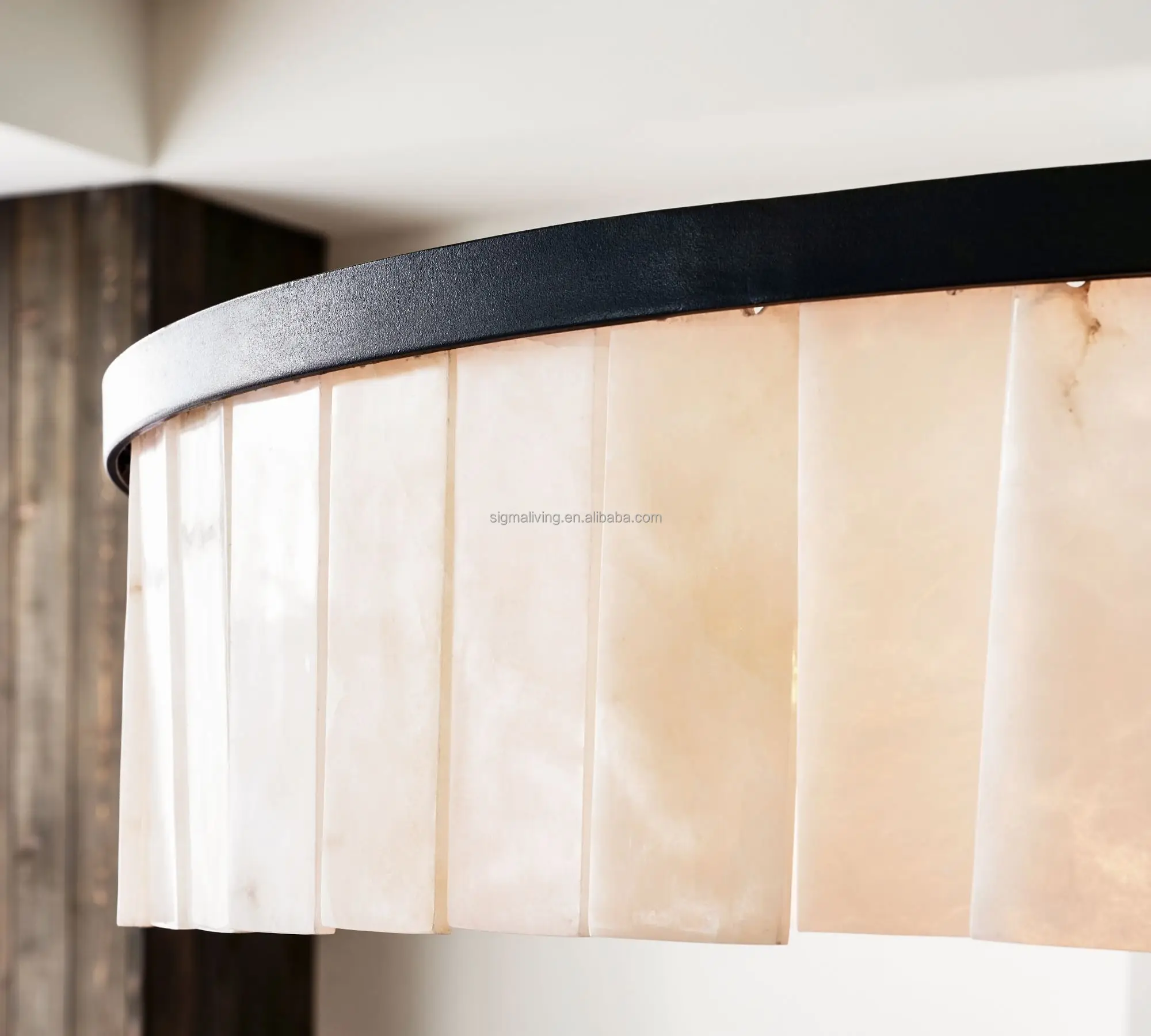 chandelier light luxury light tile round chandelier