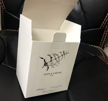 CMYK Kraft Paper Gift Box Corrugated Printed Design for Coffee Capsule Packaging UV Coating Embossing for Potato Chips Baby Food