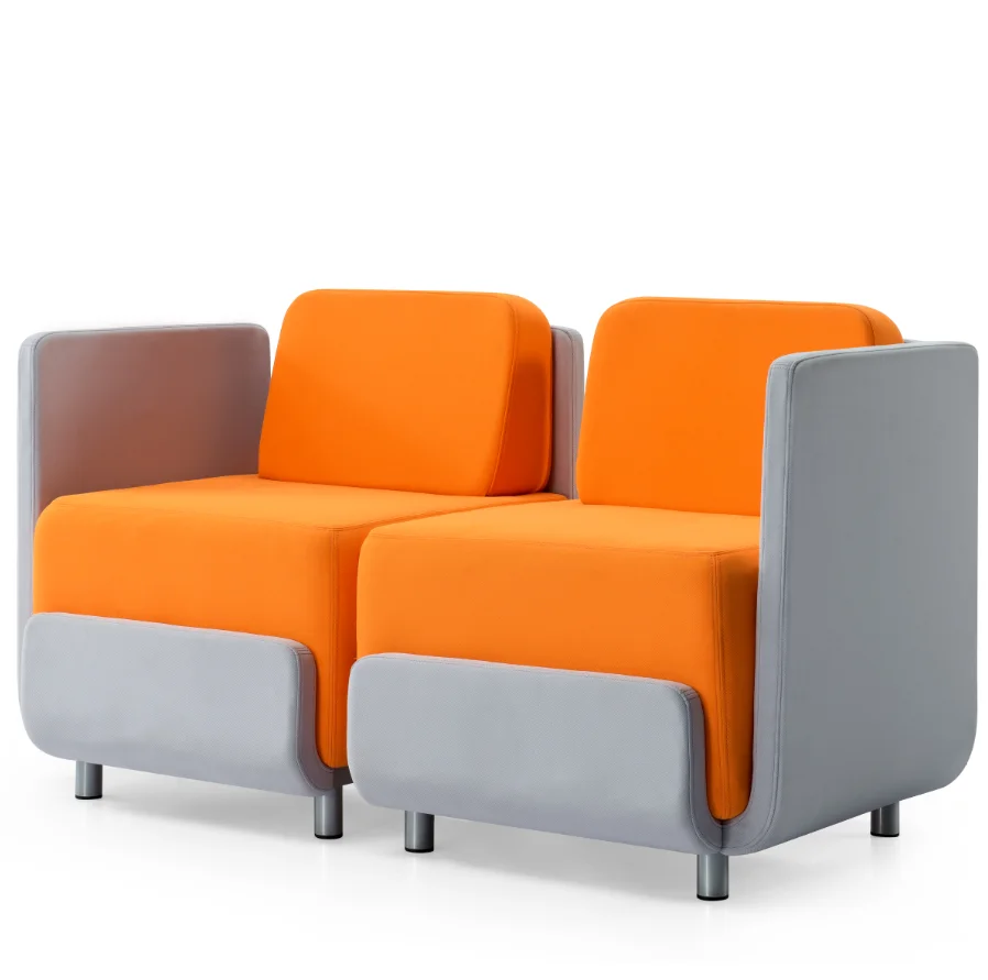 Four Seats Modern New Model Sofa Sets Artist High Back School Chair Single Reading Room Isolation VIP Room Sofa