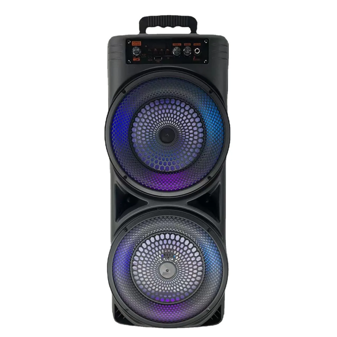 TTD-2807 20W ポータブル ワイヤレス DJ スピーカー 8インチ サブ 