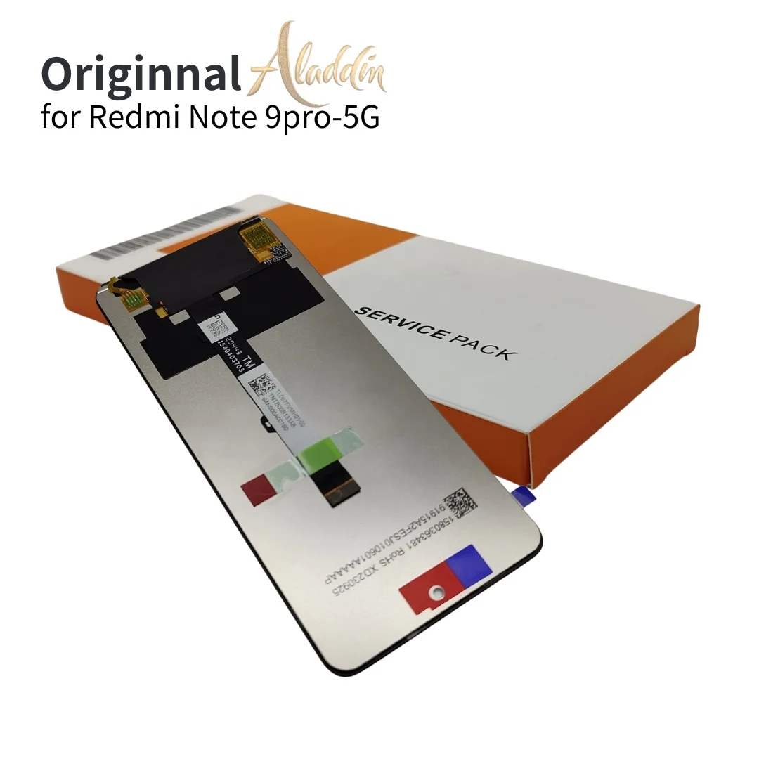 Pantalla para Xiaomi Redmi Note 9s Pantalla LCD táctil de reemplazo para Xiaomi Redmi Note 9 Pro Asamblea digitalizador con herramientas (negro