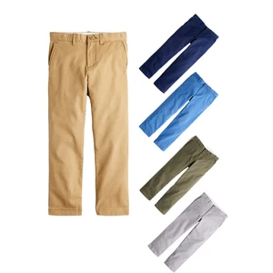 Plus Size Kids Boy Pants&Short Child Clothes Elastic Waist Cotton Chino Pants Casual Children's Pants With Stretch