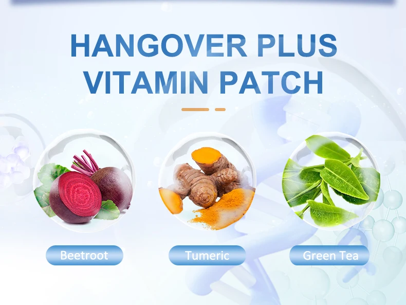 Hangover Patch Transdermal Hangover Patch Herbal Ingredients Disposable