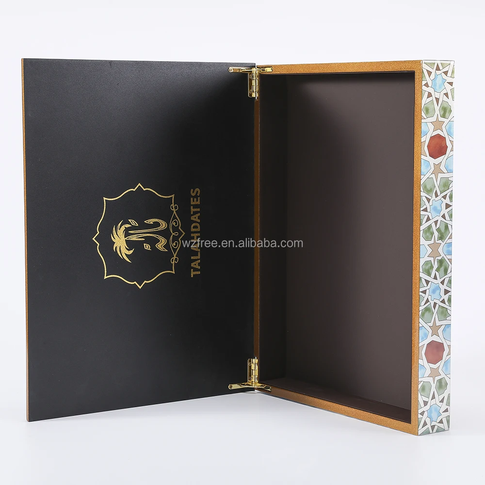 High Quality MDF Gift Boxes for Dates Nuts Chocolate Candies Storage and Craft Use Wooden Packaging Box