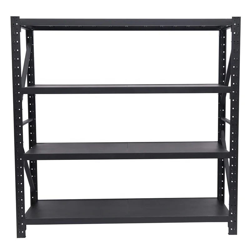 Easy Assemble Height Adjustable Steel Bulk Storage Metal Shelving Unit Heavy Duty Rack