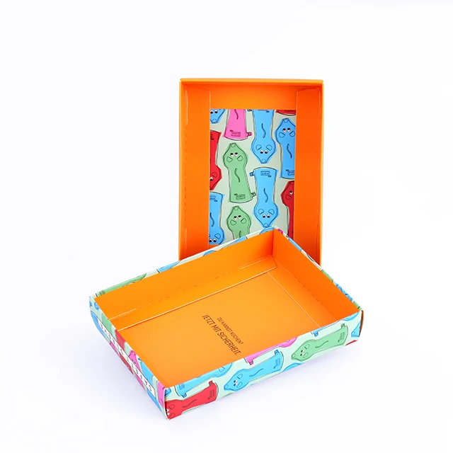 Factory Price Customized Colorful Printing Logo Luxury Gift Food Box Art Paper Lid And Base Rigid Paper Box supplier