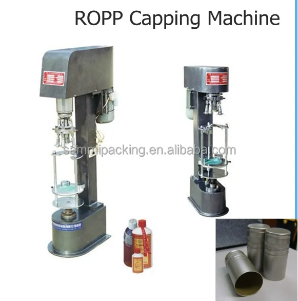 Factory Supplies Semi Automatic Capping Machine for Aluminium Cap ...