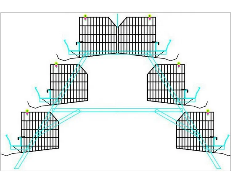 Deep Galvanized Chicken Coop House Broiler Chick Quail Cages Egg Layer Automatic Water Drinking