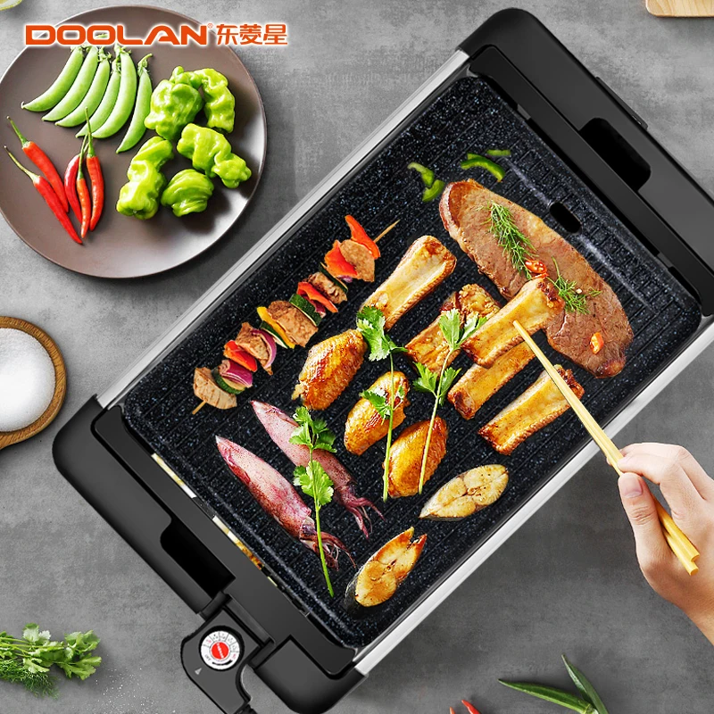 Discount Indoor Aluminum Korean steamboat pot electric hot pot with bbq grill plate round grills commercial for restaurant