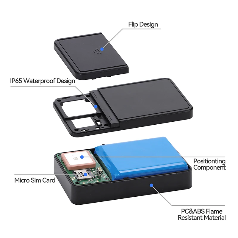 Portable Gps tracker 10000mAh  4G tracker Magnetic Location Accuracy 10 Meters for Car GPS Tracker for Motorcycle for Automotive