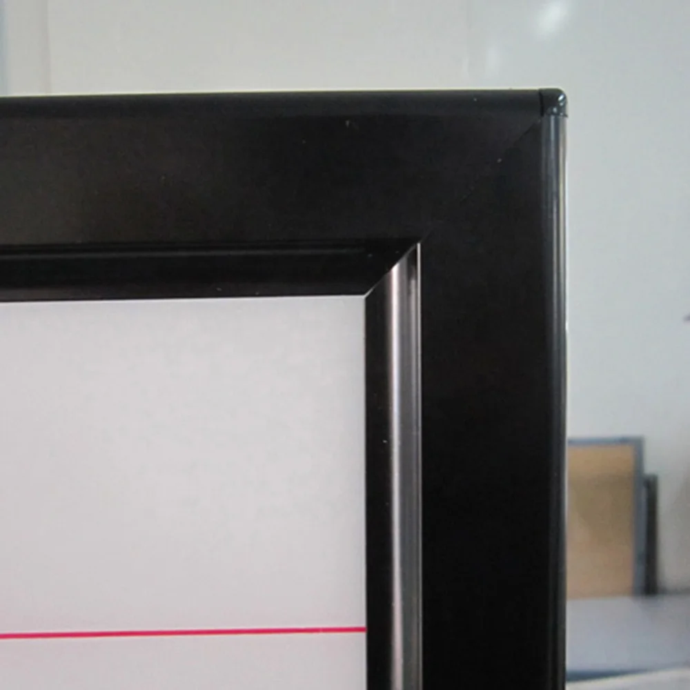 Wall Mount Glowing Display Led Lighted Snap Aluminum Frame Restaurant Fast Food Light Box Menu Board
