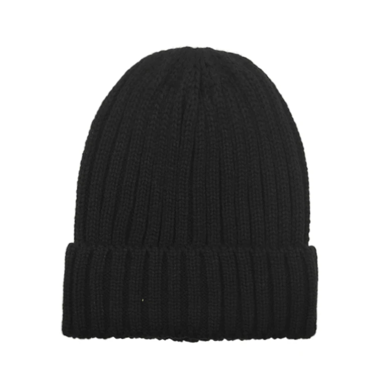 High Quality Unisex Acrylic Knitted Custom Winter Hats Knit Beanie