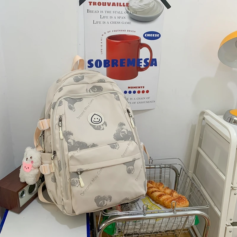 Cute Korean Style Kawaii School Backpack Large-capacity, Waterproof