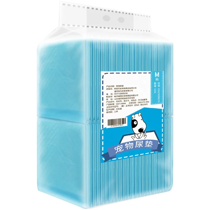 Factory cheap price 60x 60cm backsheet puppy toilet sheet dog pee training urine pad for pet
