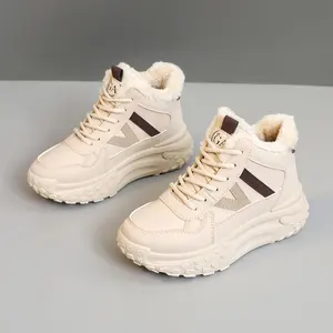 HY936 Women's Fashionable Lightweight Breathable Sneakers Comfortable Anti-Slip Running and Walking Shoes for Winter