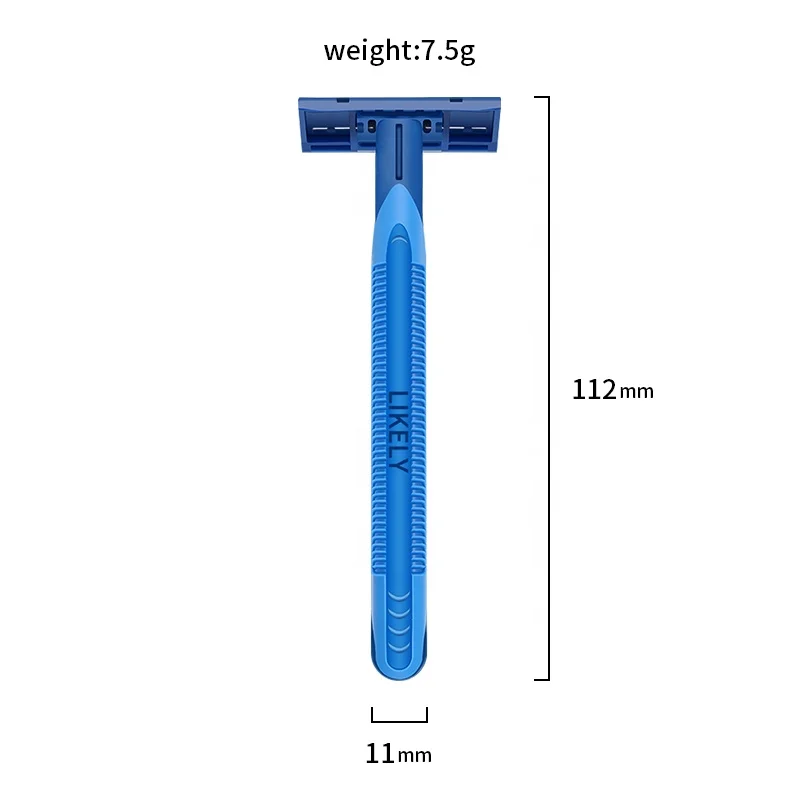 Безопасная бритва для тела, одноразовая бритва с двойным лезвием для путешествий