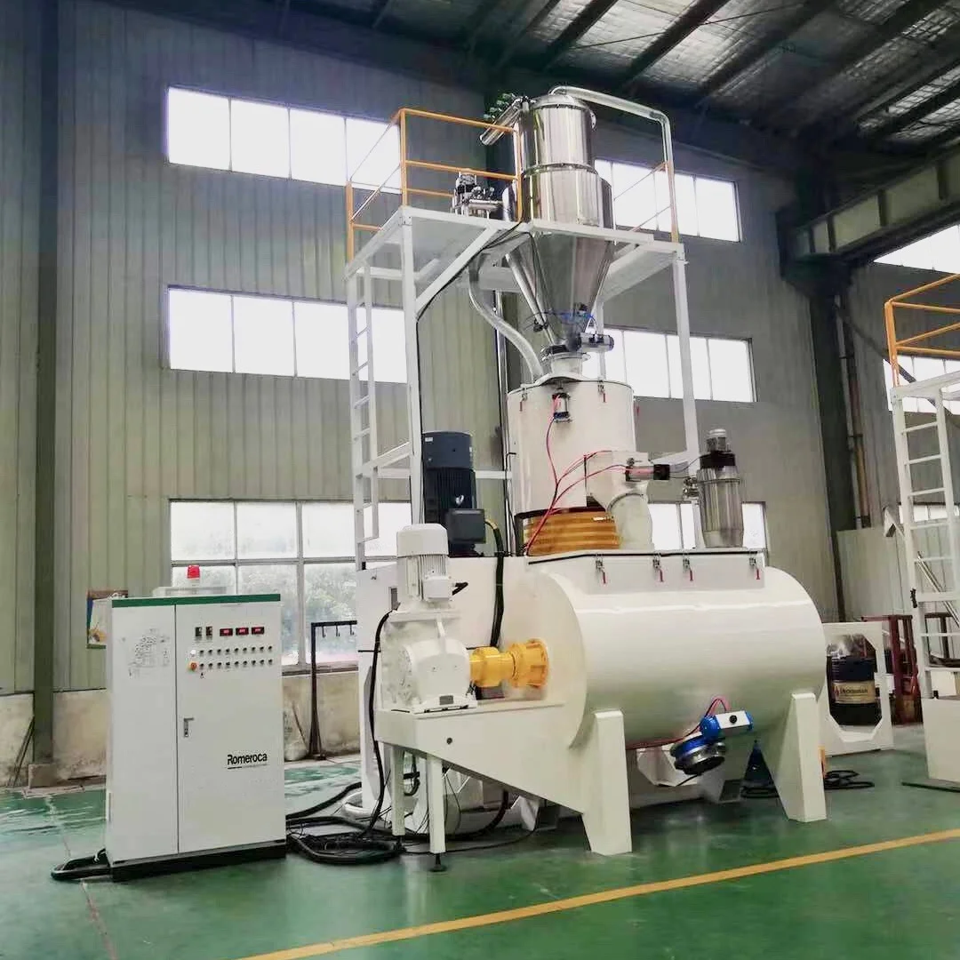 Fully Automatic Mixing Weighing Conveying System for SPC Flooring Production  Line PVC Mixing Machine