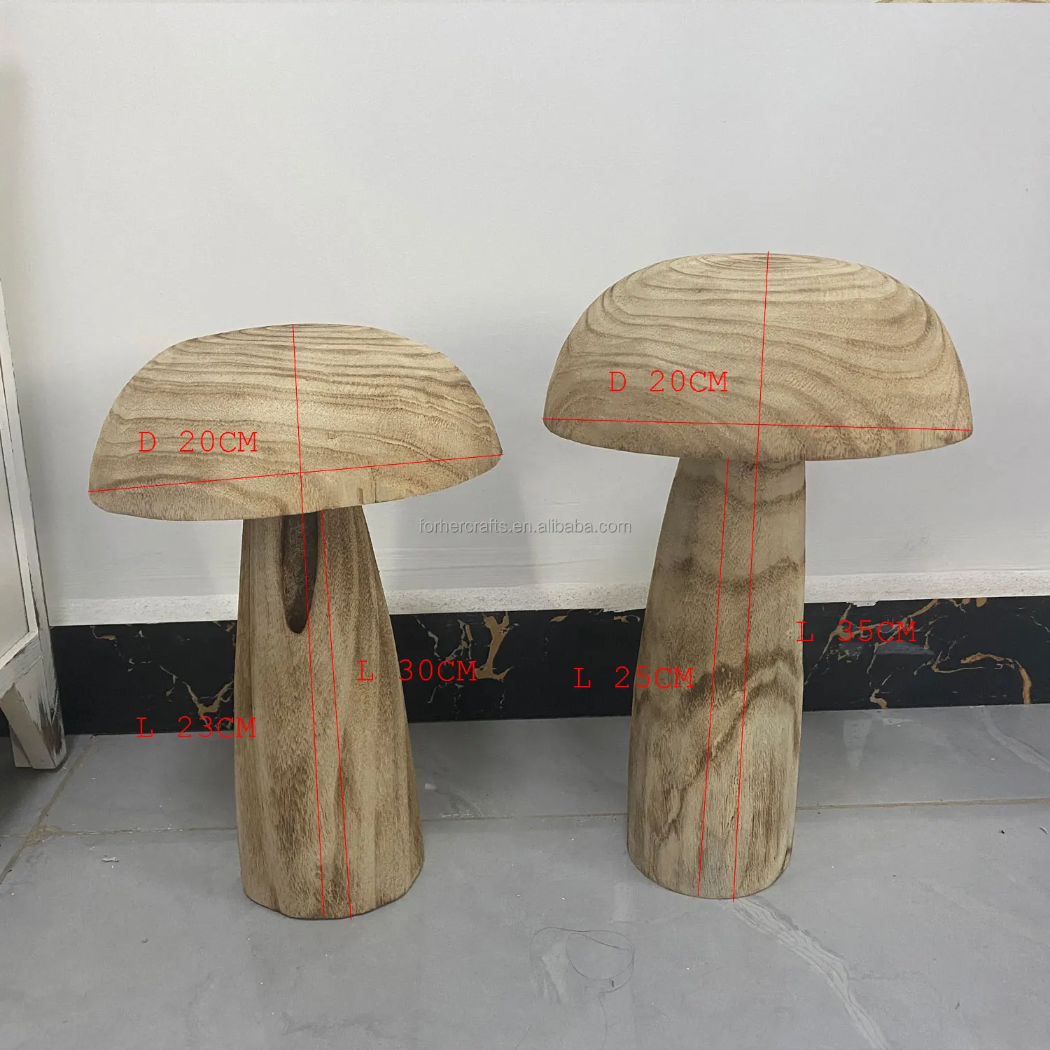 Thick Wooden Mushroom Garden Ornaments Large Wooden Decorative Garden Mushrooms Buy Unique