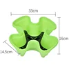 Four-petal basin [green]