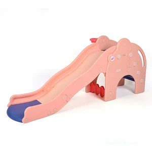 Factory Price Slide Elephant Children Indoor Plastic Slide for Kids Slide with Hoop for Sale