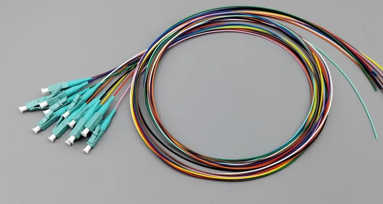 Factory Price Fiber Optic Pigtails 12 Color LC Pigtail Singlemode Fiber ...
