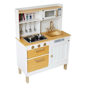 Hot Sale New Children Neon Kitchen Toys Simulation European Refrigerator Stove Cooker Set Girl Baby Play House Toys