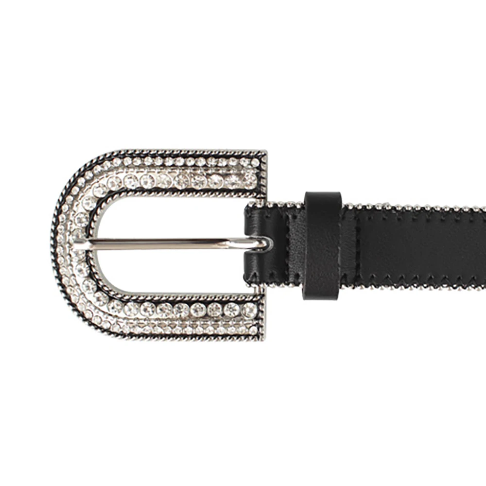 2023 Новый женский модный дизайн Роскошный горный хрусталь пряжка бисер ремень бедра