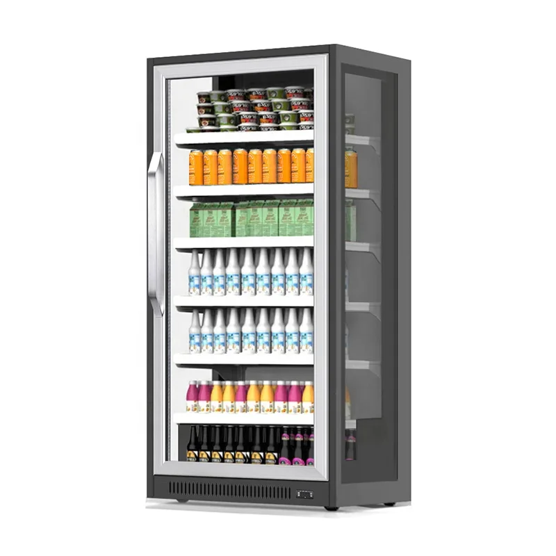 Self Service Refrigerator  Refrigerated Display Cooler Catering Kitchen Equipment Display Fridge  Open Front Grab and Go Chiller