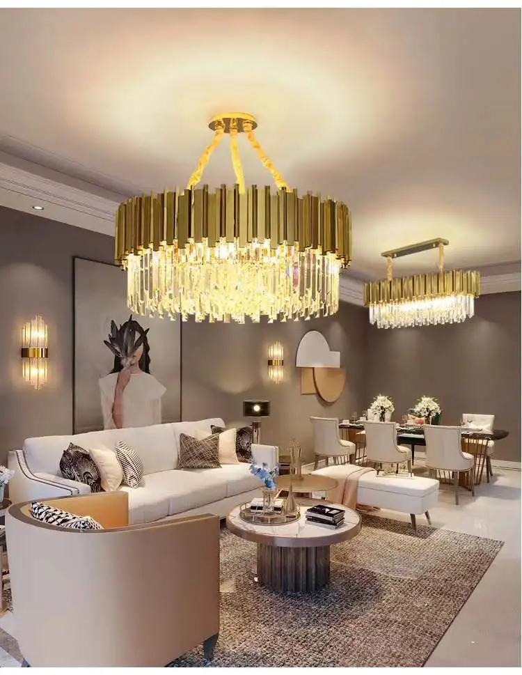 American Villa Hotel Chandeliers Lighting Quality Stair Light Chandelier Glass Pendant Ball