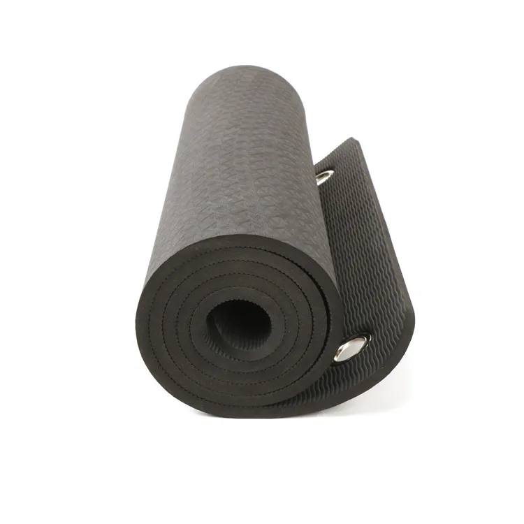 Workout Eco Hole TPE Waterproof Yoga Mats with Eyelets