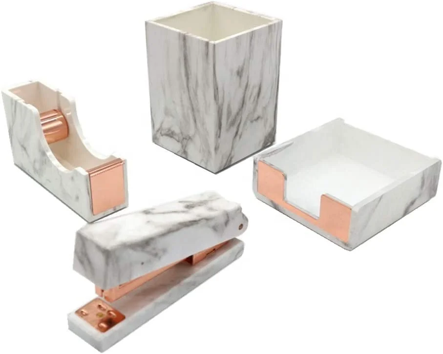 Мраморный Белый акриловый розовый золотой аксессуар для одежды офиса школы дома зажимы держатель заметок липкий