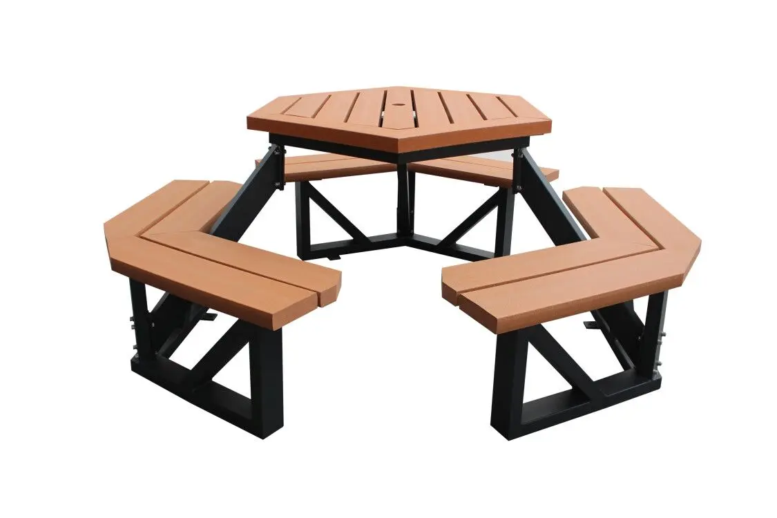 Outdoor Public Facilities Park Bench Table,Street Furniture Picnic