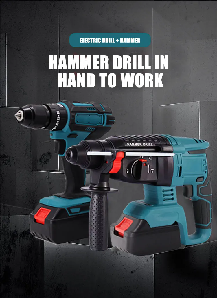 21v The Best Lithium Battery Cordless Electric Drill Power Drilling