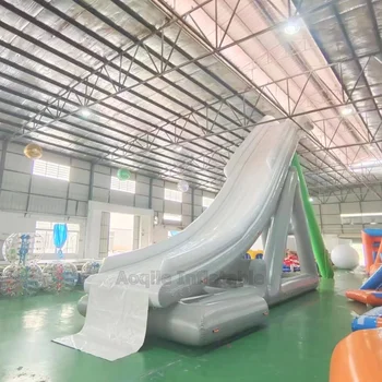 commercial water play equipment inflatable water yacht slide inflatable dock slide for boat