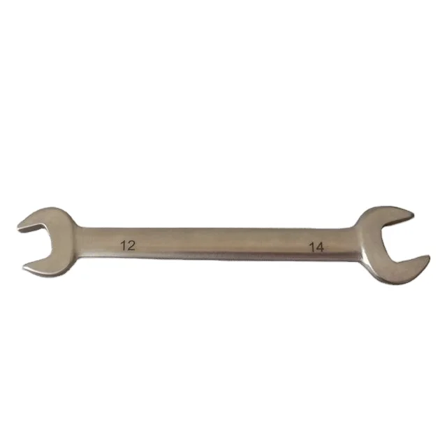 Oak Brand 100% Anti-Magnetic Titanium Tools Lightweight Double Open End Wrench 19*20mm for MRI High Quality Metric OEM