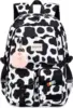 Cow print black