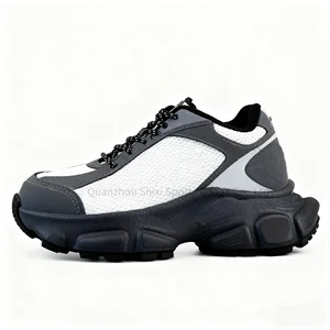 2026 New OEM Fashionable Thick Soled Tall Shoes with Lightweight and Breathable Shock Absorbent Thick Soled Trendy Shoes