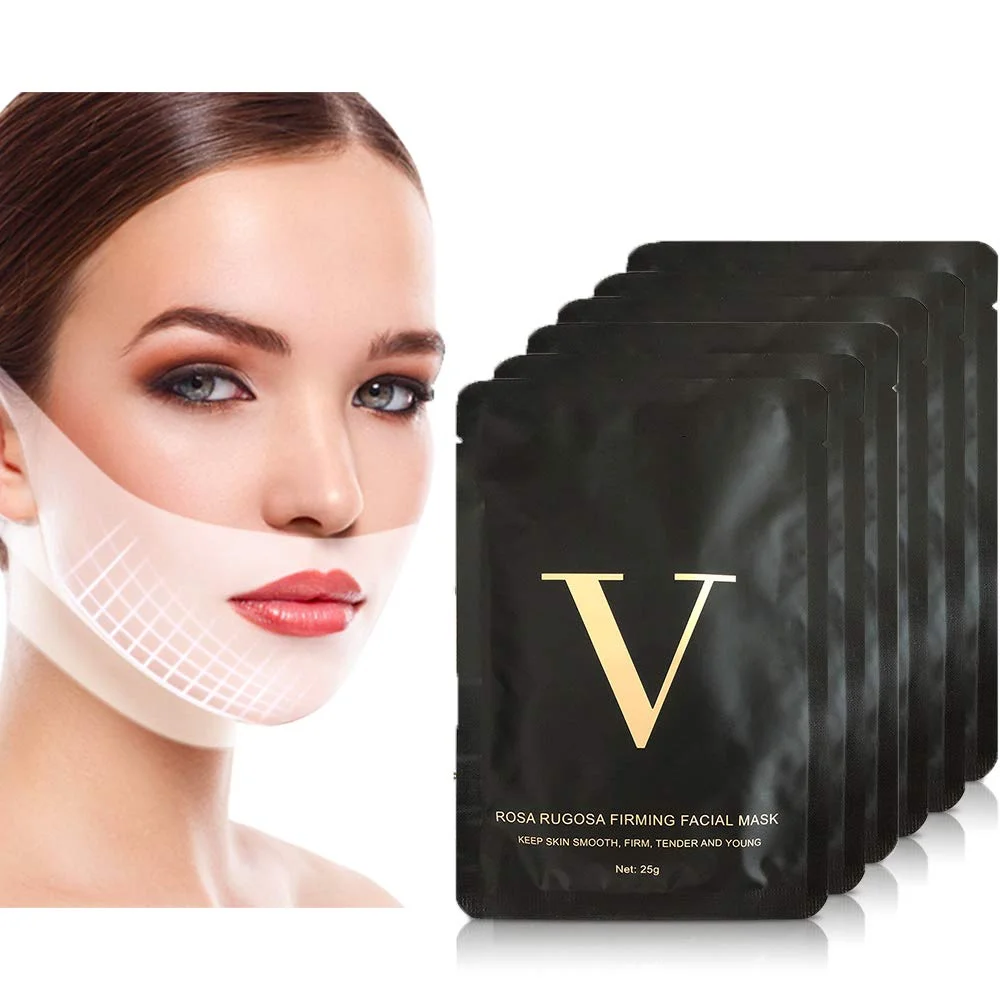 Hydrogel V Shape Mask with Collagen Lifts Sagging Skin Tightens Contours and Slims Jawline Professional Face Sculpting