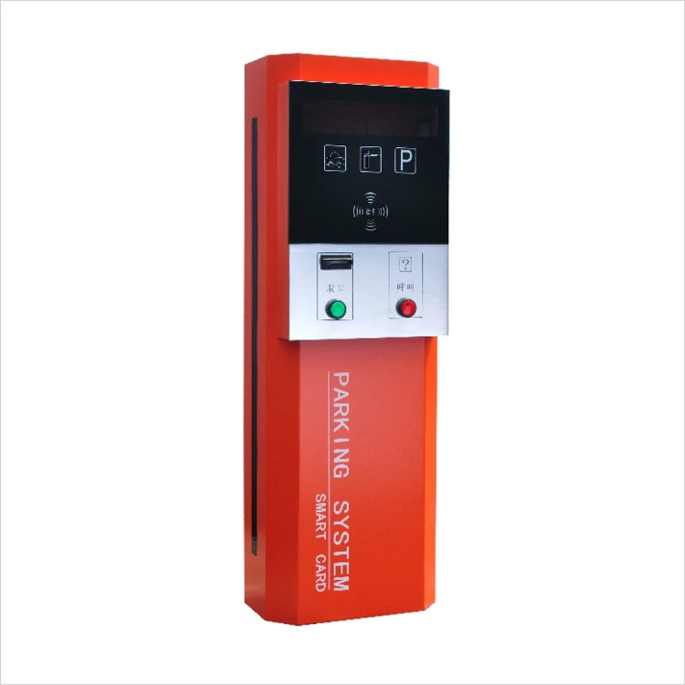 Proximity RFID Reader&Barcode Ticket Car Parking Management System