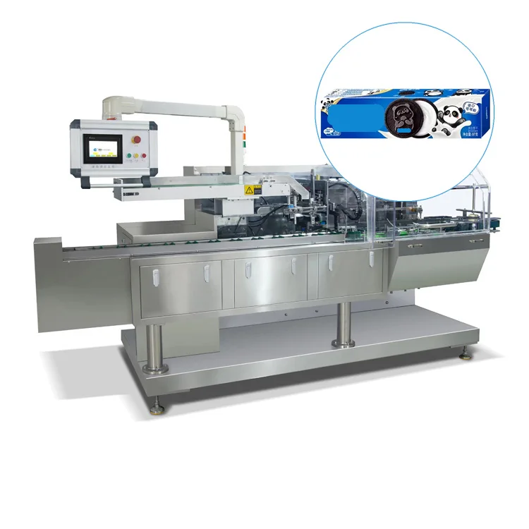 CB-120Z Fully Automatic High Speed Carton Box Packing Biscuit Boxed Cartoning Machine