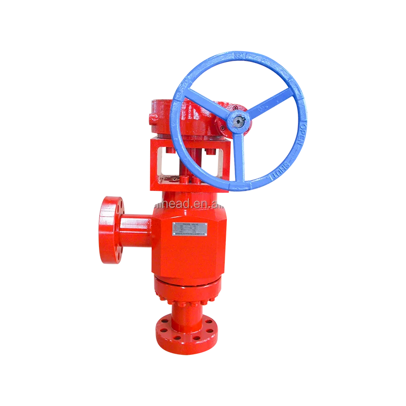 FACTORY DIRECTLY PROVIDE API 6A HIGH PRESSURE ANGLE THROTTLE VALVE /GEAR OPERATED ADJUSTABLE  CHOKE VALVE