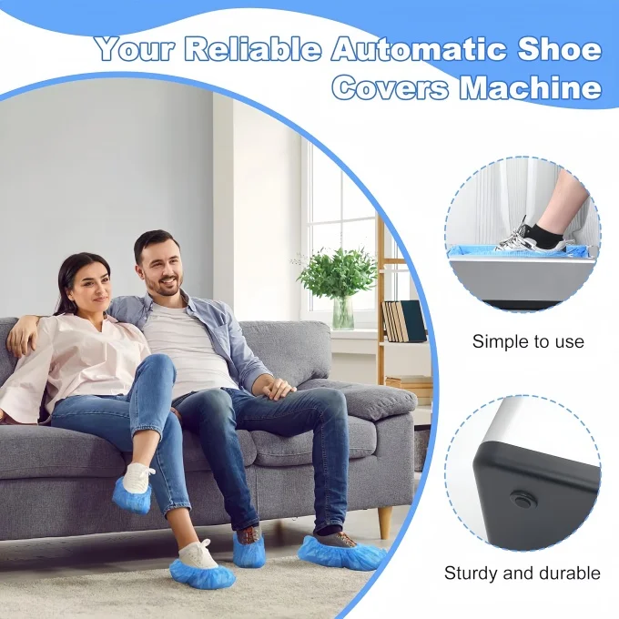 Home Protective Automatic Plastic Shoe Cover Machine Shoe Cover Dispenser