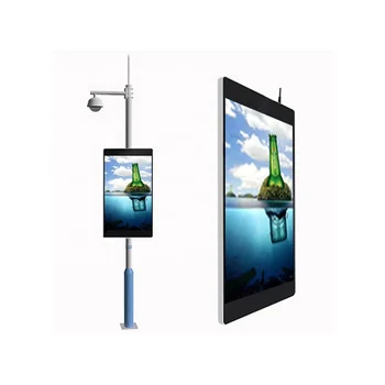 High Quality Outdoor Waterproof P6 WIFI 3G 4G Outdoor Street Lighting Pole Advertising Display Led Screen