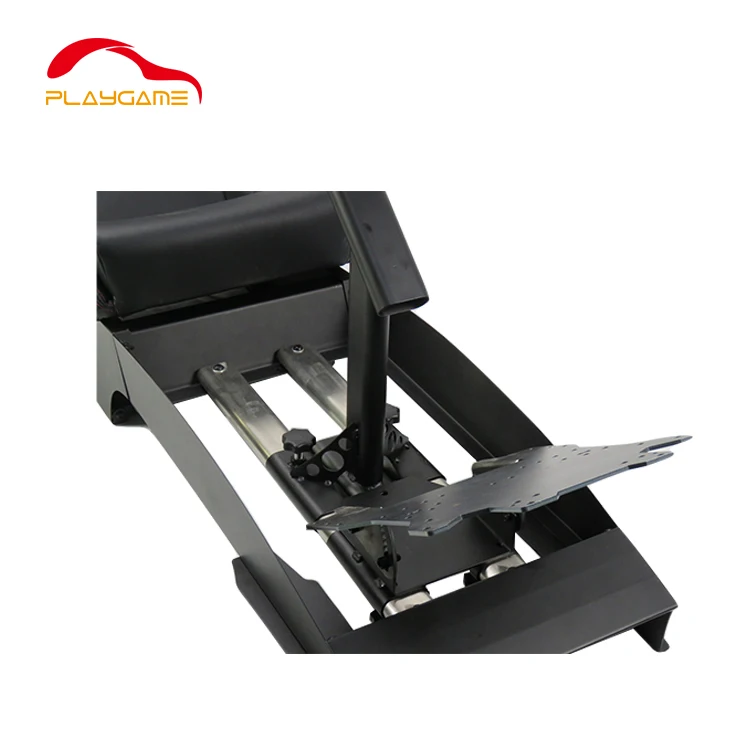 Gaming Car Stable Racing Simulator Cockpit Sim Wheel Stand Driving Simulator With Gear Shift Mount Single Monitor Stand