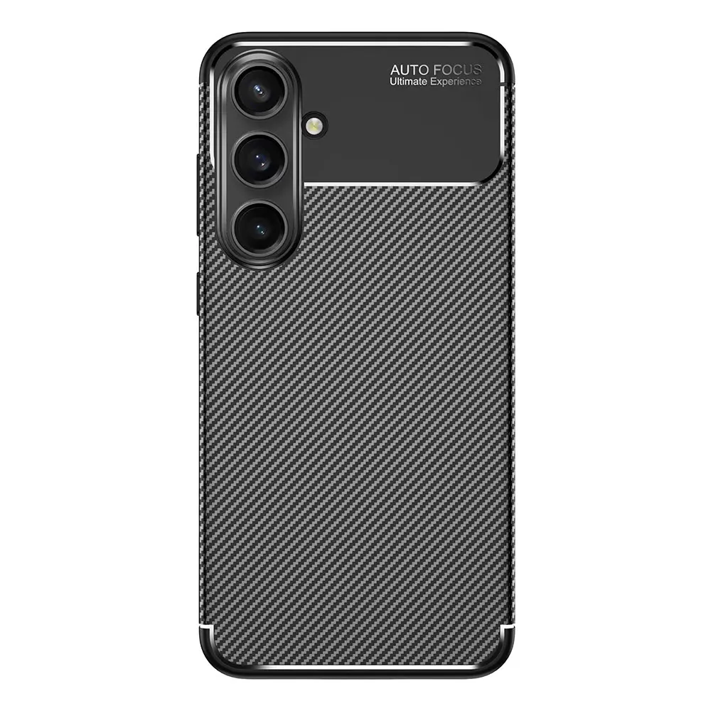 Laudtec Sjk776 Carbon Fiber Texture Phone Case Thin Shell Slim Skin Friendly Cover Business For Samsung S24 S23 Fe Plus Ultra