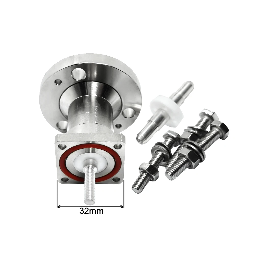 RF Coaxial Connector IF45 7/8 EIA Flange Panel Mount With M5 Thread Converter 32MM
