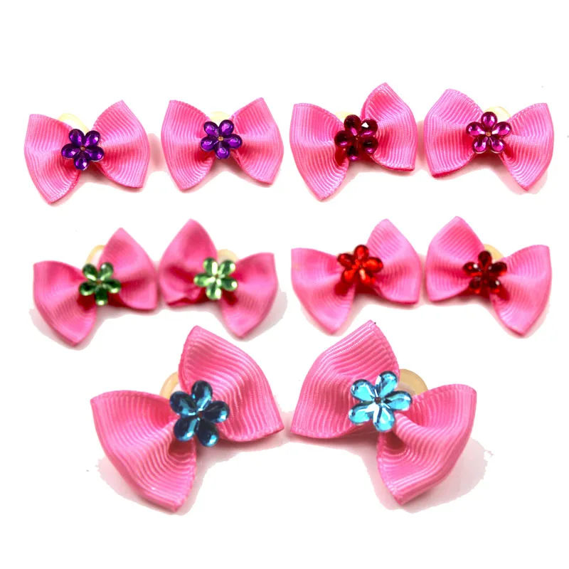 Download Cute Dog Cute Cat Red Pet Hair Rubber Bow With Small Flower For Dogs Cats Buy Pet Hair Bows With Flowers Hair Bow With Elastic Band Pet Accessories Dog Hair Bow Tie Product